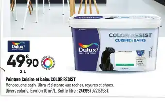 Bricorama Peinture cuisine et bains color resist offre