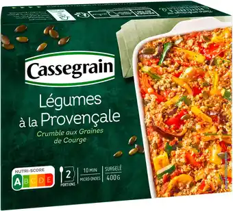 Match Cassegrain légumes cuisinés offre