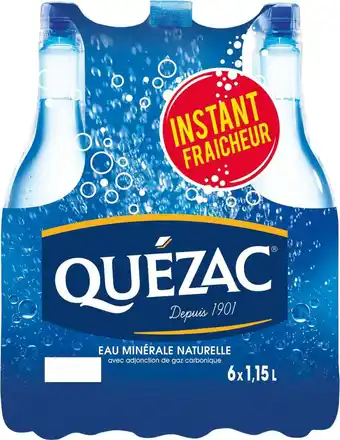 Match Quezac eau minérale naturelle gazeuze offre