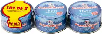 Match Pompon rouge thon albacore offre