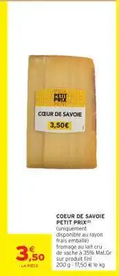 Intermarché Cœur de Savoie offre