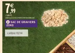 Intermarché SAC DE GRAVIERS 20KG offre