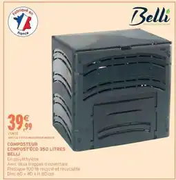 Intermarché COMPOSTEUR COMPOST'ÉCO 350 LITRES BELLI offre
