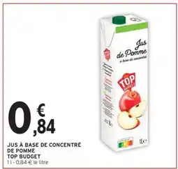 Intermarché JUS À BASE DE CONCENTRÉ DE POMME offre