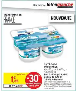 Intermarché SKYR COCO PÂTURAGES offre