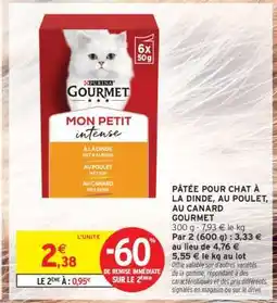 Intermarché GOURMET MON PETIT intense offre