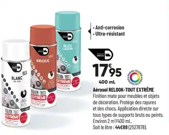 Bricorama Aérosol relook-tout extrême offre