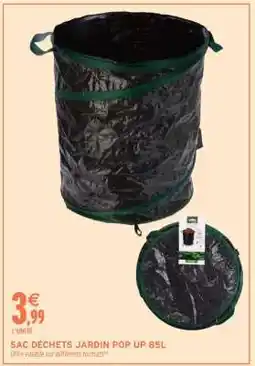 Intermarché SAC DÉCHETS JARDIN POP UP 85L offre