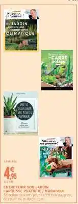 Intermarché ENTRETENIR SON JARDIN LAROUSSE PRATIQUE / MARABOUT offre