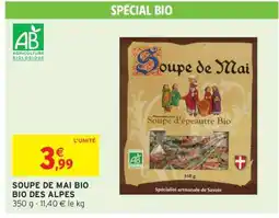 Intermarché SOUPE DE MAI BIO DES ALPES offre