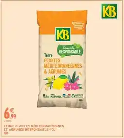 Intermarché TERRE PLANTES MÉDITERRANÉENNES ET AGRUMES RESPONSABLE 40L KB offre