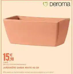 Intermarché JARDINIÈRE GARDA WHITE 42 CM offre