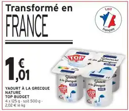 Intermarché Yaourt à la grecque nature offre