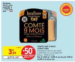Intermarché COMTÉ AOP 9 MOIS JURAFLOR offre