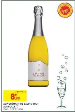 Intermarché AOP CRÉMANT DE SAVOIE BRUT ALTIBULLE offre
