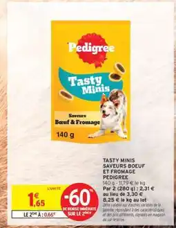 Intermarché Tasty Minis Saveurs Boeuf et Fromage offre