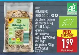 ALDI BIO GRAINES BIOLOGIQUES offre