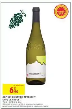 Intermarché AOP VIN DE SAVOIE APREMONT offre