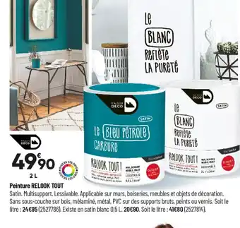 Bricorama Peinture relook tout offre