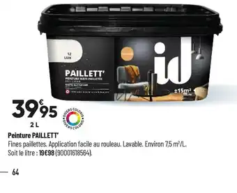 Bricorama Peinture paillett' offre