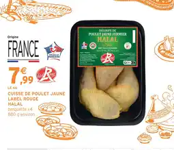Intermarché Cuisse de poulet jaune label rouge offre