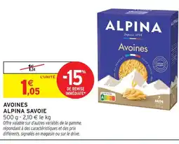 Intermarché Alpina savoie avoines offre