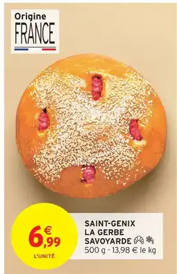Intermarché La gerbe savoyarde saint-genix offre