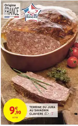 Intermarché Claviere terrine du jura au savagnin offre