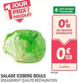 Promocash Salade iceberg boule offre