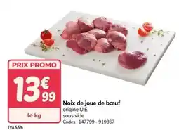 Promocash Promo - noix de joue de bœuf offre