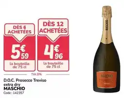 Promocash Maschio - d.o.c. prosecco treviso extra dry offre