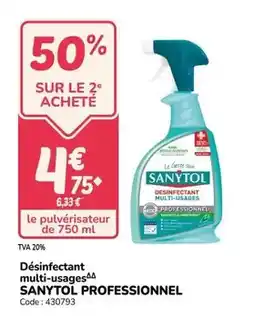 Promocash Sanytol - désinfectant multi-usages offre
