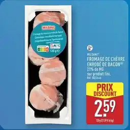 ALDI Milsani - fromage de chevre enrobe de bacon offre