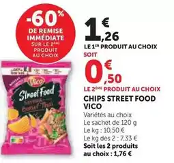Hyper U Vico - chips street food offre