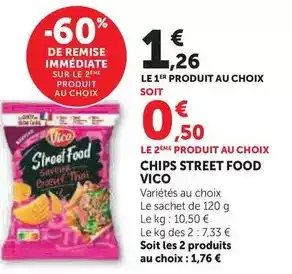 Hyper U Vico - chips street food offre