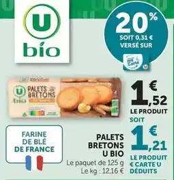 Hyper U U bio - palets bretons offre