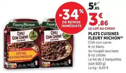 Hyper U Fleury michon - plats cuisines offre