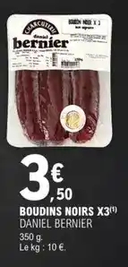 E.Leclerc Boudins noirs x3 offre