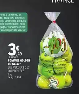 E.Leclerc Pommes golden ou gala offre