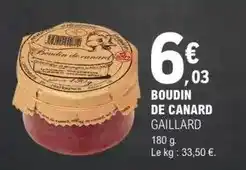 E.Leclerc Canard - boudin de gaillard offre