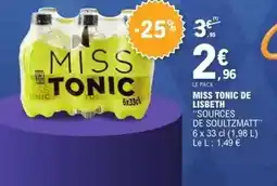 E.Leclerc Lisbeth - miss tonic de lisseth offre
