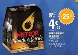 E.Leclerc Meteor - bière blonde de garde offre