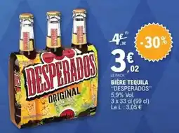 E.Leclerc Desperados - biere offre