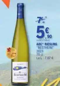 E.Leclerc Bestheim - aoc riesling offre