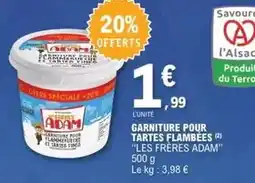 E.Leclerc Adam - garniture pour tartes flambées offre