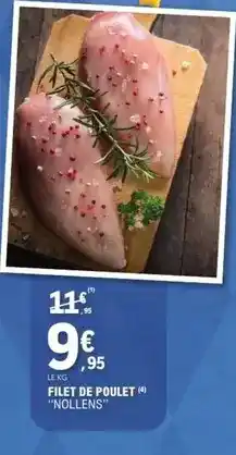 E.Leclerc Filet de poulet offre