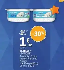 E.Leclerc Danone - skyr x4 offre