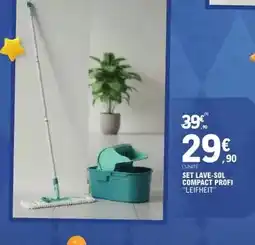 E.Leclerc Leifheit - set lave-sol compact profi offre