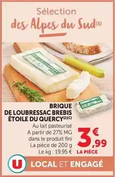 E.Leclerc Brie de favieres fermier 22% mat.gr offre