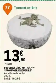 E.Leclerc Fougerus 20% mat.gr.(m) offre